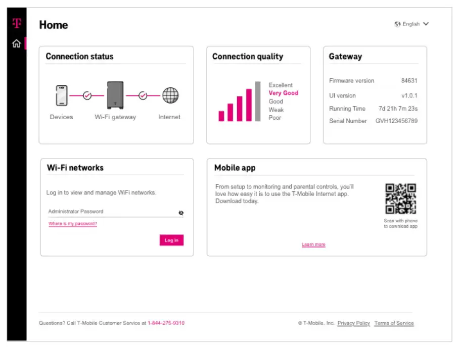 T-Mobile Router Settings